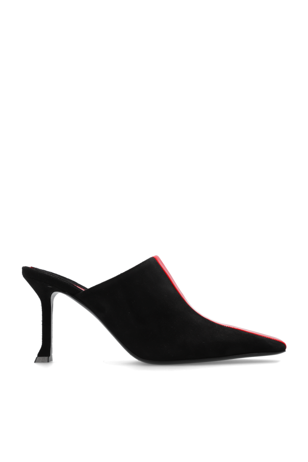 【23AW NEW】FERRAGAMO_woman / SOPHYE ミュール / Black&Red 1.png